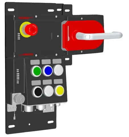 Produktfoto 1 von Euchner MGB-L1HEB-PNA-R-124573, Zuhalteset+7 Bedienelementen