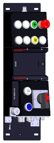 Produktfoto 1 von Euchner MGB-L1CB-PNA-R-124818, Auswertemodul+Bedienmodul+11 Elemente