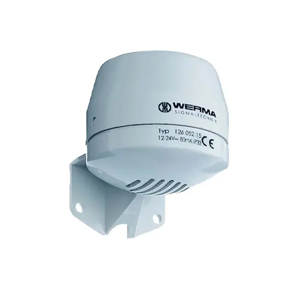Produktfoto 1 von Werma 126.052.15, Mehrt&ouml;ner WM 4 T&ouml;ne 12-24VDC GY