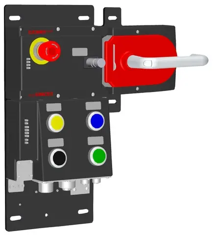 Produktfoto 1 von Euchner MGB-L1HB-PNA-R-127371, Zuhalteset+5 Bedienelementen, Notentsperrung