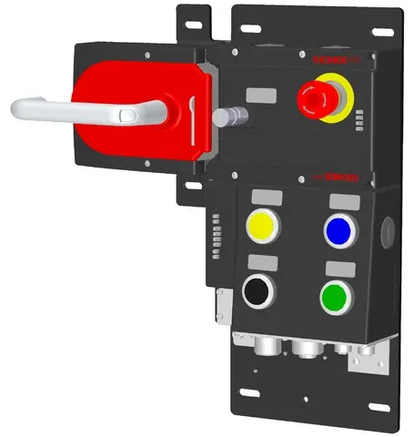Produktfoto 1 von Euchner MGB-L1HB-PNA-L-127372, Zuhalteset+5 Bedienelementen, Notentsperrung