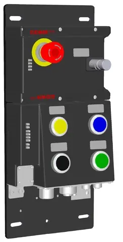 Produktfoto 1 von Euchner MGB-L1B-PNA-R-127479, Auswertemodul und Busmodul+5 Bedienelementen
