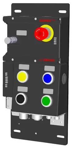 Produktfoto 1 von Euchner MGB-L1B-PNA-L-127480, Auswertemodul und Busmodul+5 Bedienelementen