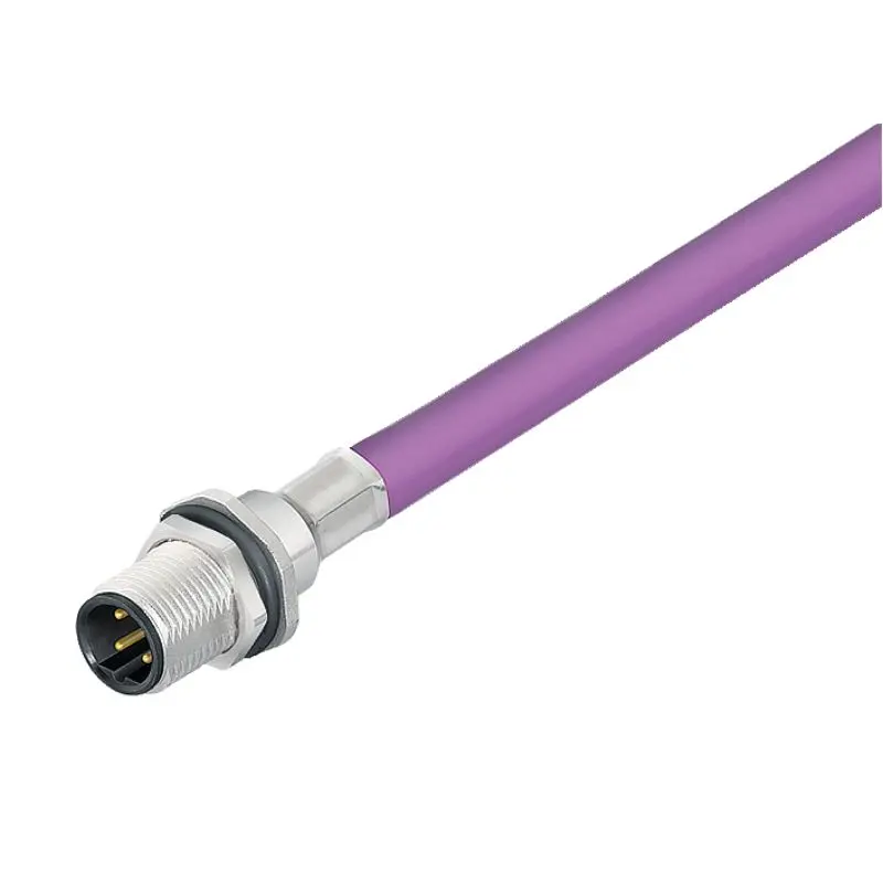 Produktfoto 1 von WEIDMÜLLER SAIE-M12S-CD-2.0A HW, Einbaustecker, M12, P/n: 2484420200