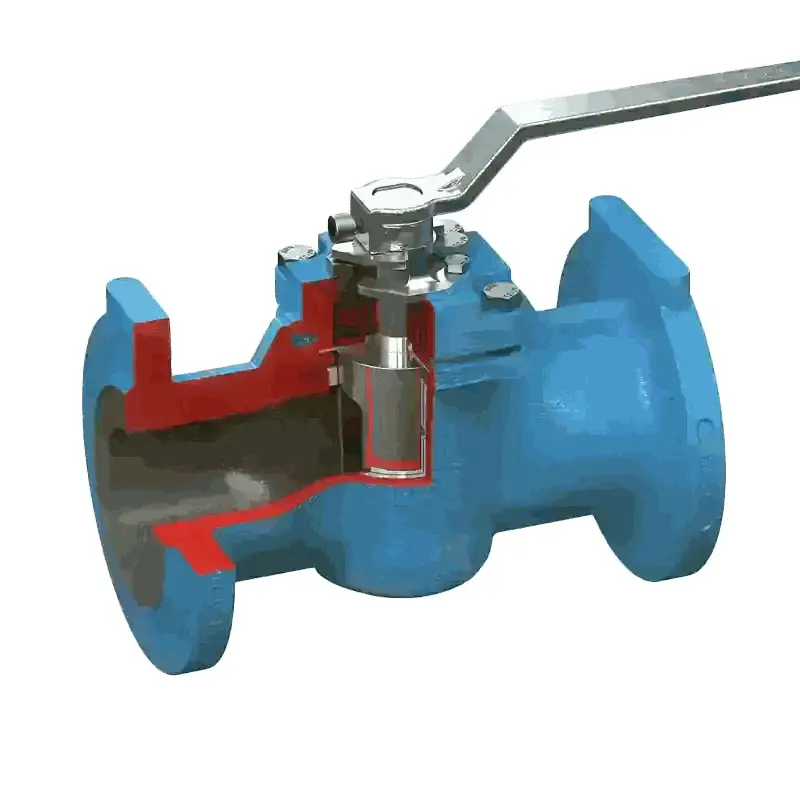 Produktfoto 1 von Fergo Flowserve Durco Kükenhahn G4E DN 50 PN16/40 Stahl PFA TA-Luft Handhebel