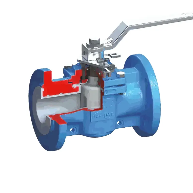 Produktfoto 1 von Fergo Flowserve Durco T4E1 Kükenhahn 1/2" Zoll Class 150 PFA ausgekleidet