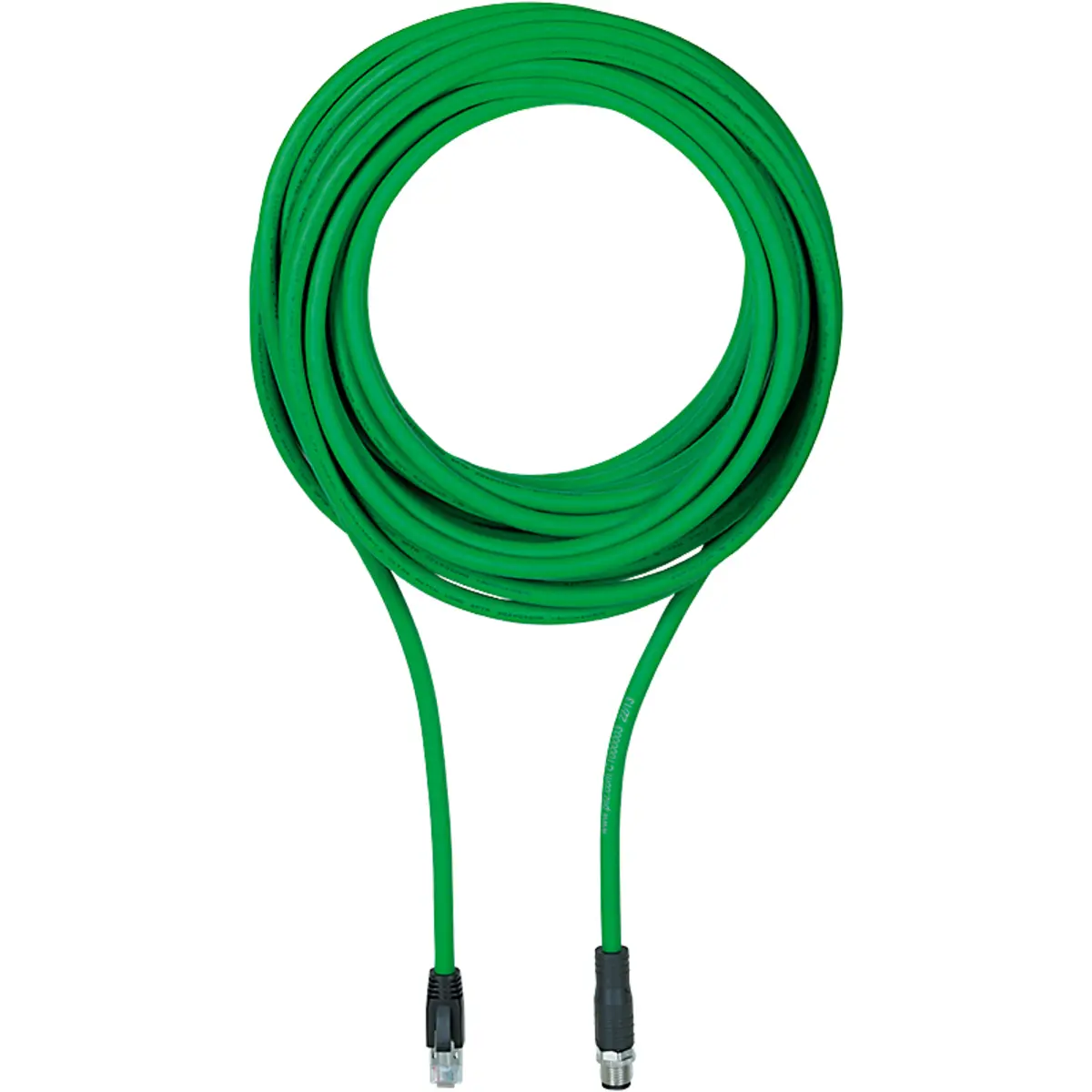 Produktfoto 1 von PILZ Cable/PN/RJ45-4SM/M12-4SMX/D/010/Q324/GN Anschlusstechnik P/N: C1000003