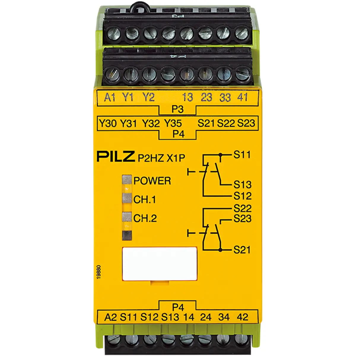 Produktfoto 1 von PILZ P2HZ X1P 230VAC 3n/o 1n/c 2so Schaltgeräte P/N: 777438
