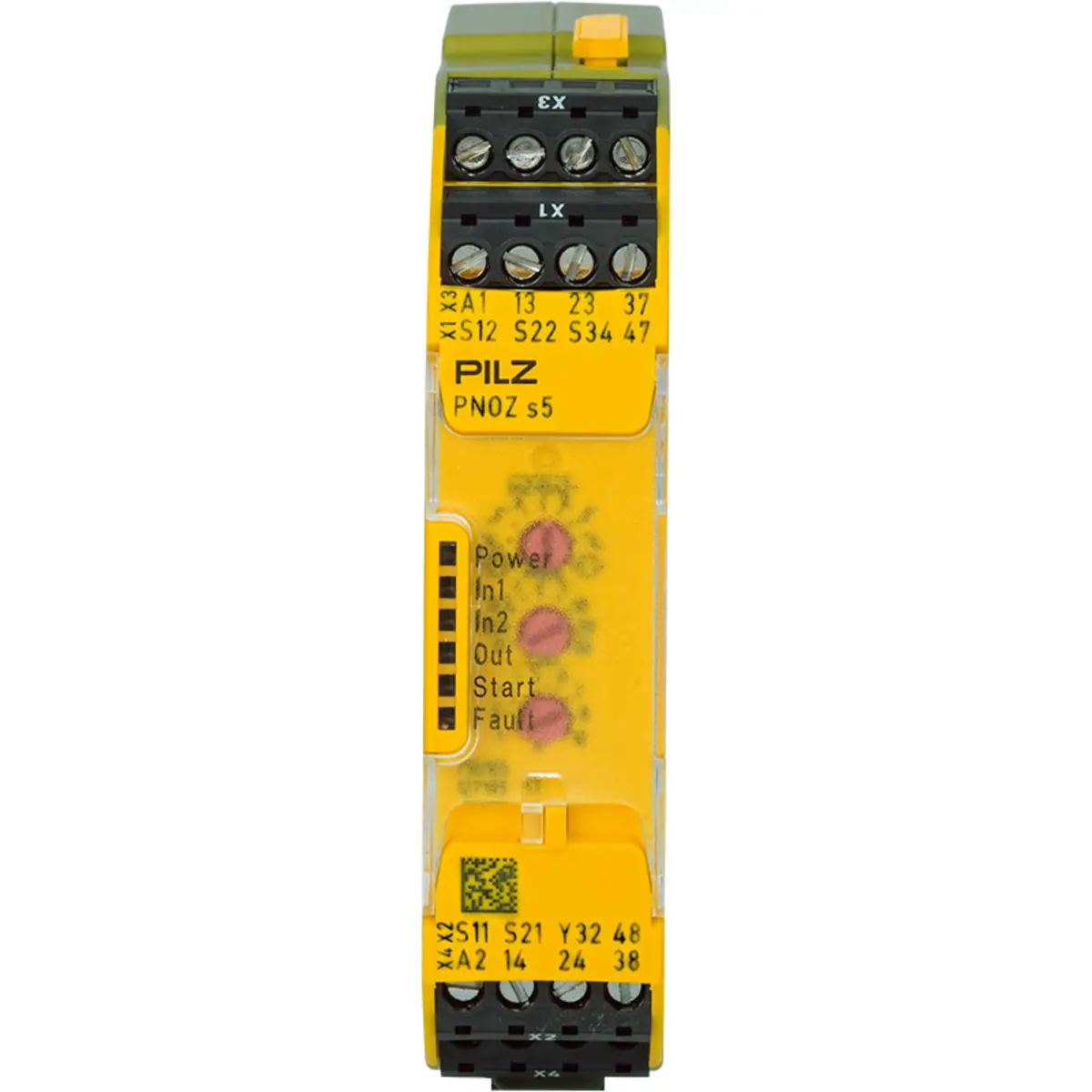 Produktfoto 1 von PILZ PNOZ s5 24VDC 2 n/o 2 n/o t Schaltgeräte P/N: 750105