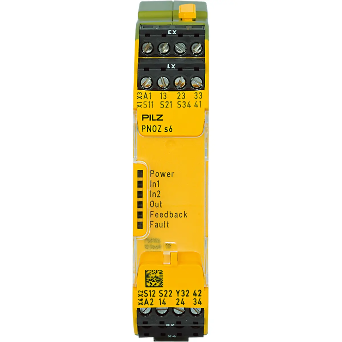 Produktfoto 1 von PILZ PNOZ s6 24VDC 3 n/o 1 n/c Schaltgeräte P/N: 750106