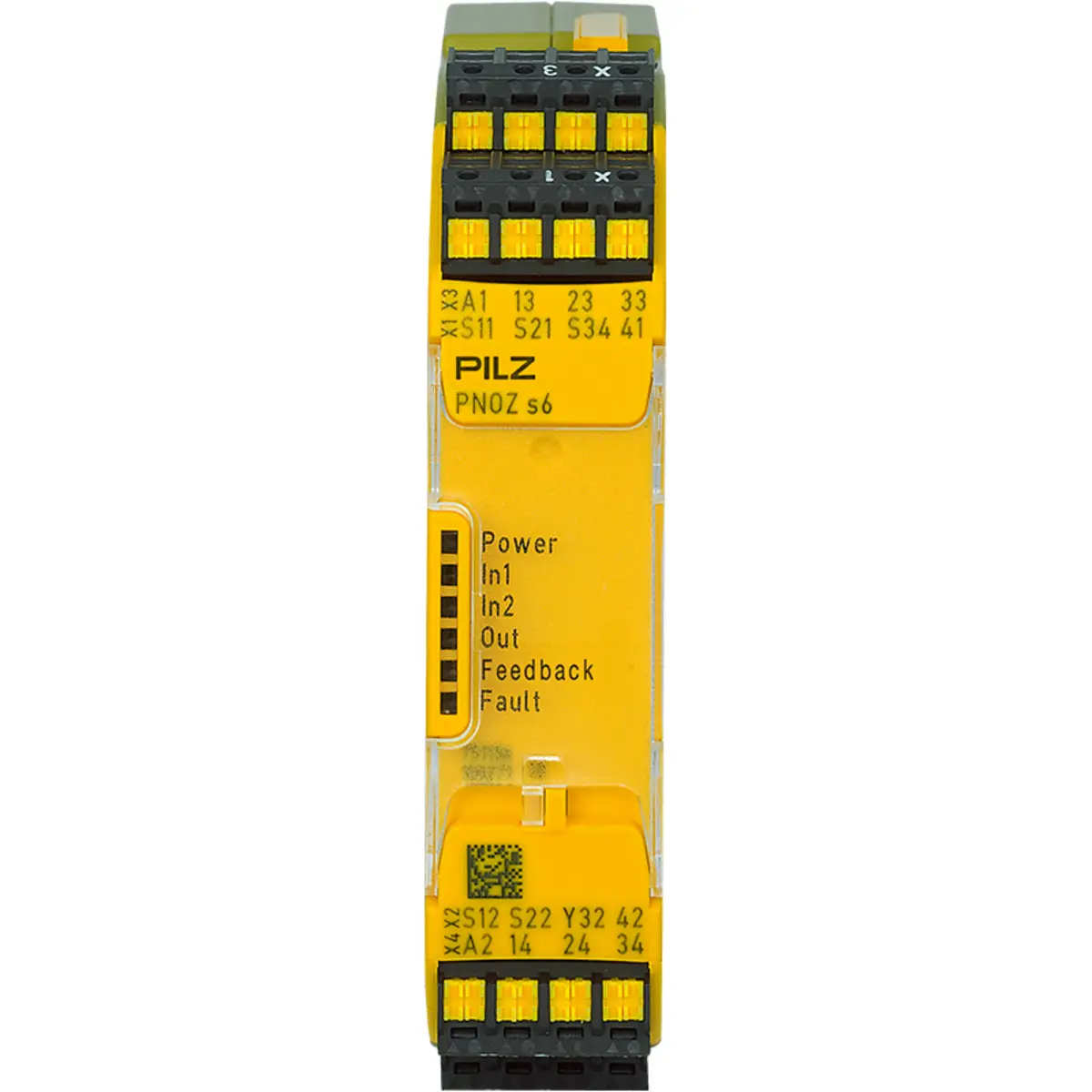 Produktfoto 1 von PILZ PNOZ s6 C 48-240VACDC 3 n/o 1 n/c, Zweihandüberwachung, P/n: 751136