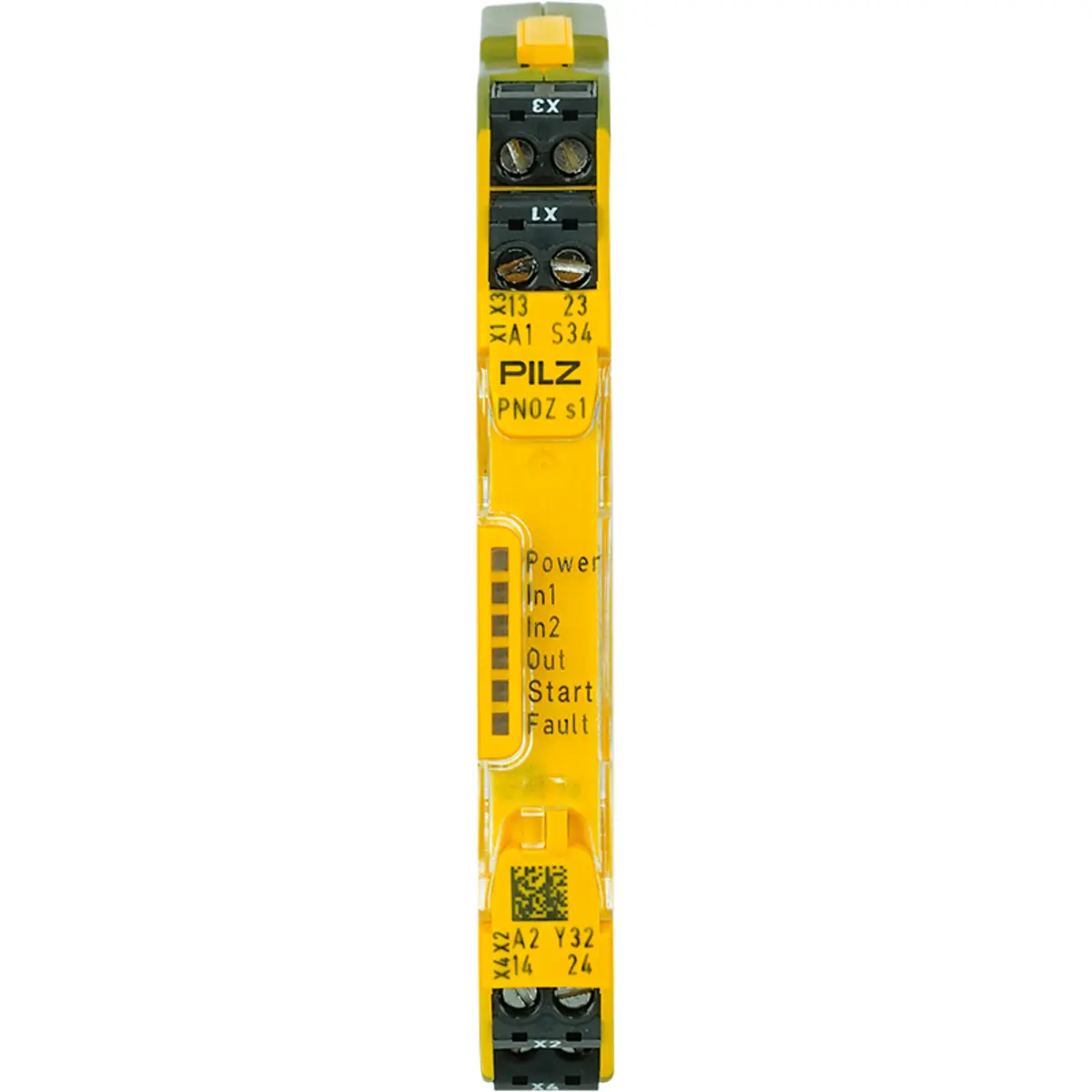 Produktfoto 1 von PILZ PNOZ s1 24VDC 2 n/o, Überwachung von Not-Halt, Schutztüren, Lichtschranken
