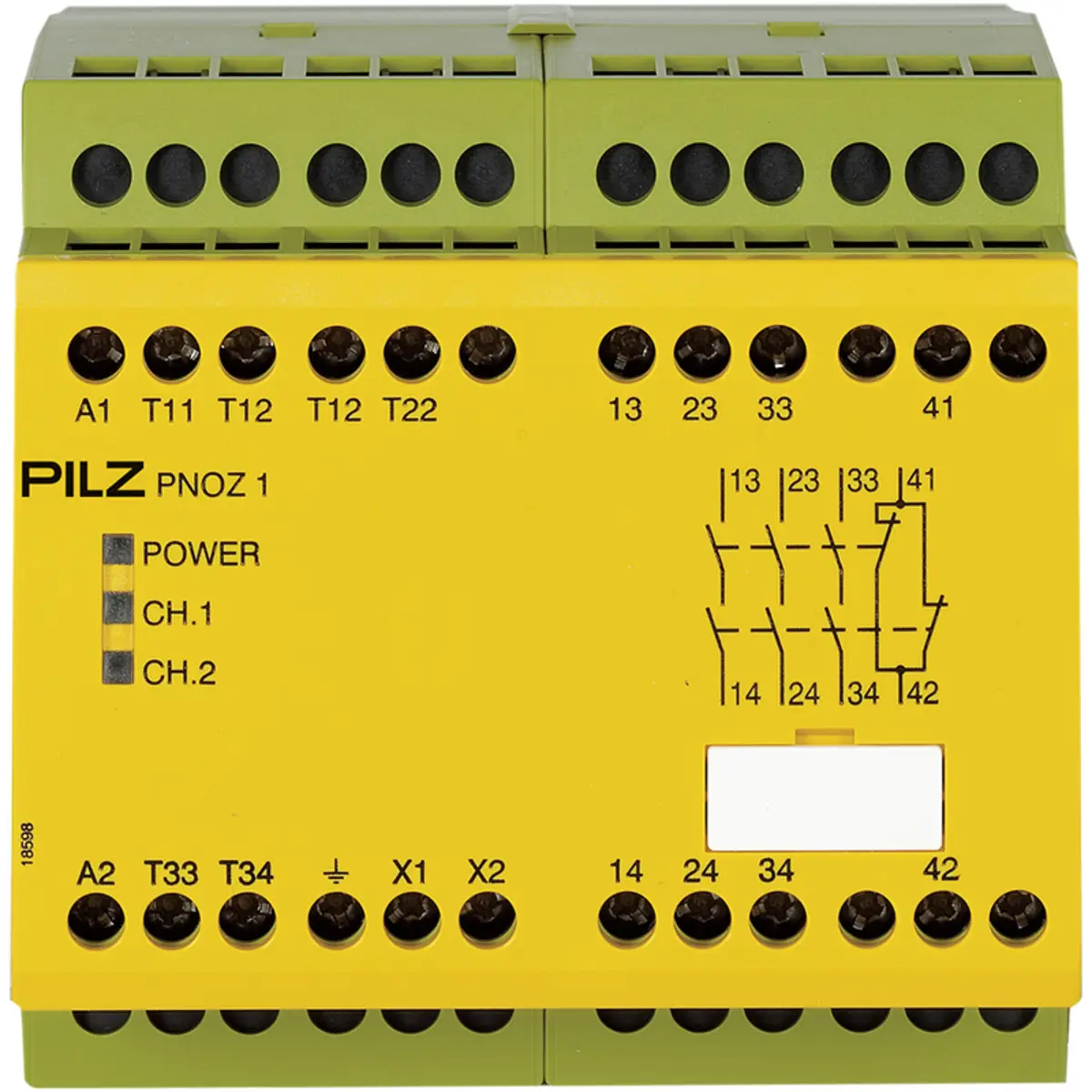 Produktfoto 1 von PILZ PNOZ 1 230-240VAC 3n/o 1n/c Schaltgeräte P/N: 775650
