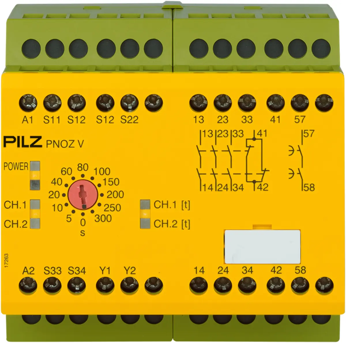 Produktfoto 1 von PILZ PNOZ V 300s 24VDC 3n/o 1n/c 1n/o t Schaltgeräte P/N: 774791