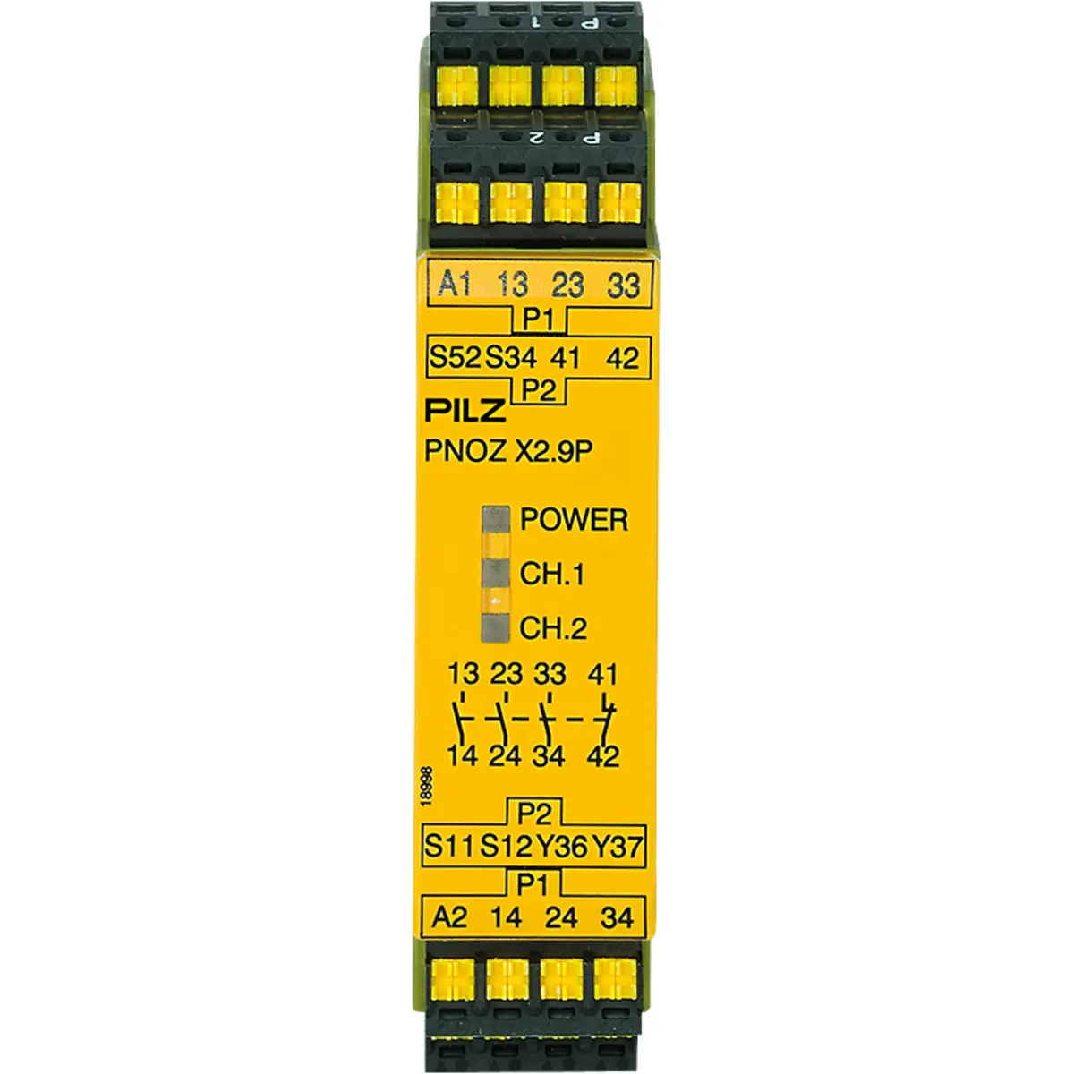Produktfoto 1 von PILZ PNOZ X2.9P C 24VDC 3n/o 1n/c Schaltgeräte P/N: 787300