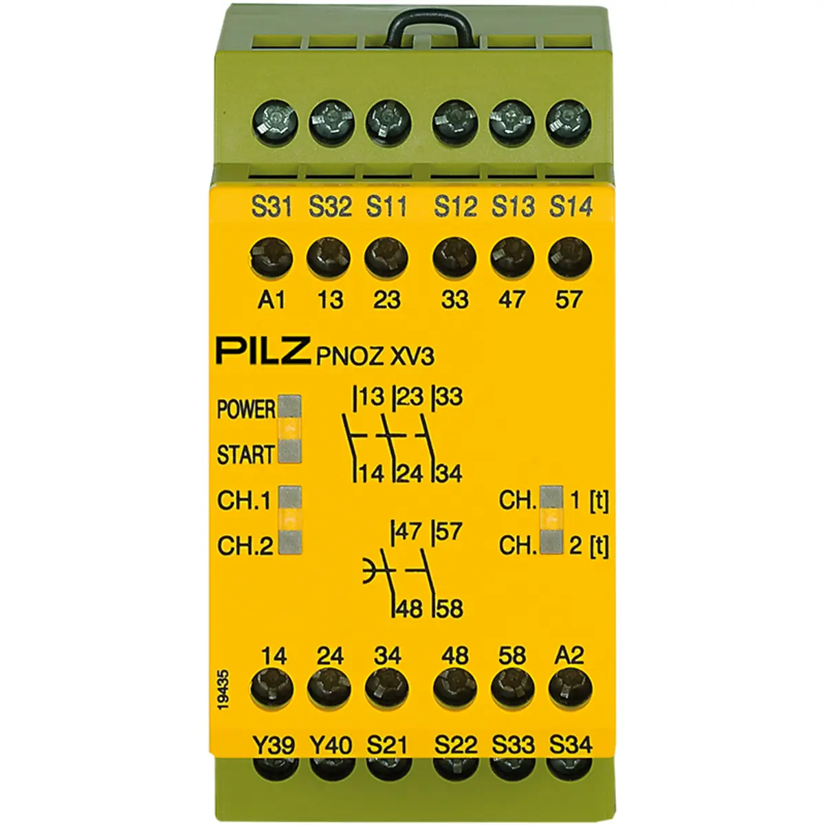 Produktfoto 1 von PILZ PNOZ XV3 0.5/24VDC 3n/o 2n/o t fix Schaltgeräte P/N: 774544