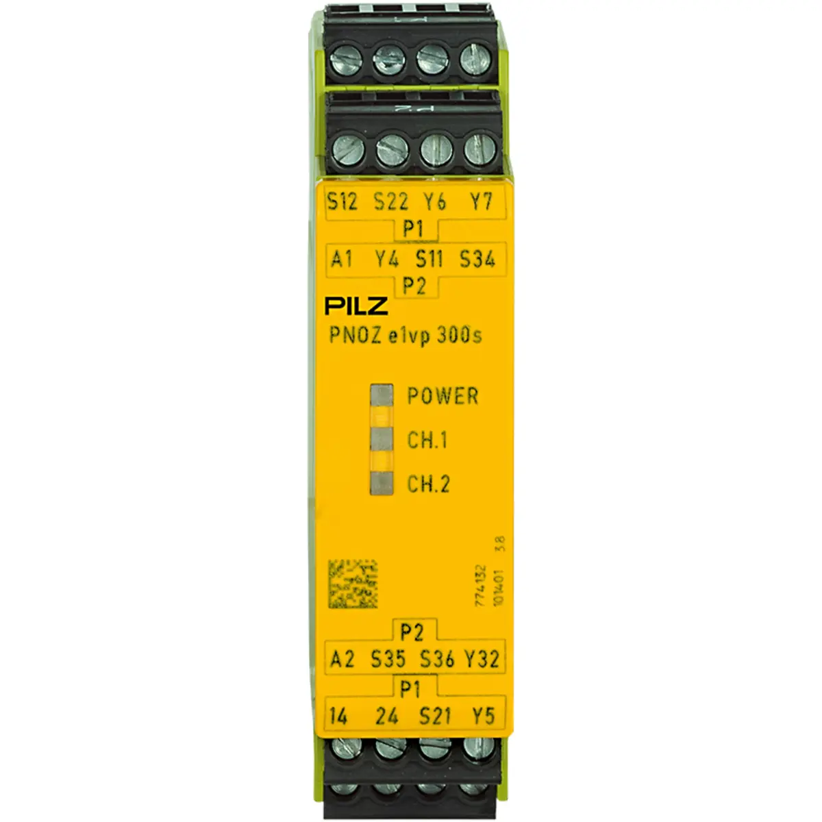 Produktfoto 1 von PILZ PNOZ e1vp 300/24VDC 1so 1so t Schaltgeräte P/N: 774132