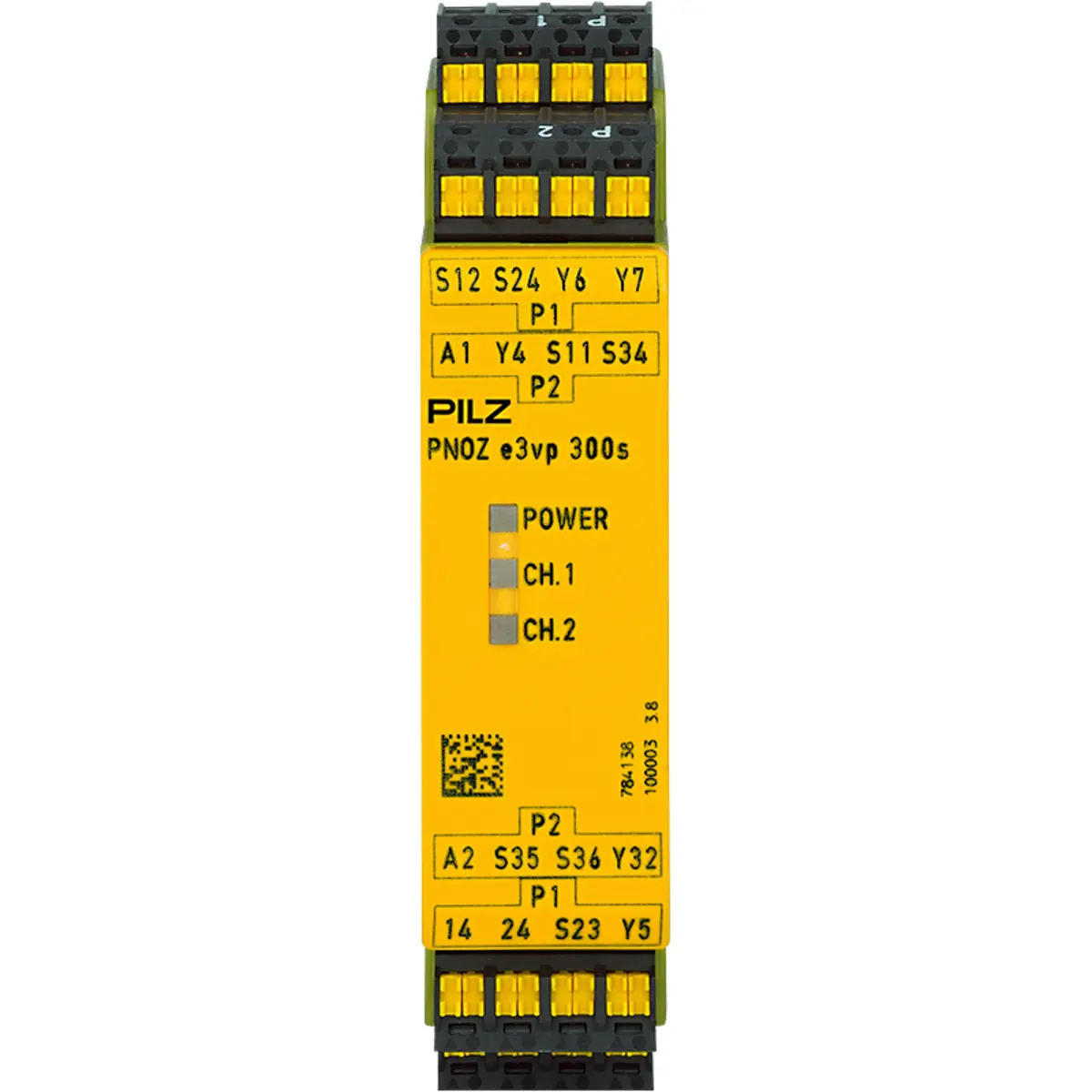 Produktfoto 1 von PILZ PNOZ e3vp C 300/24VDC 1so 1so t Schaltgeräte P/N: 784138