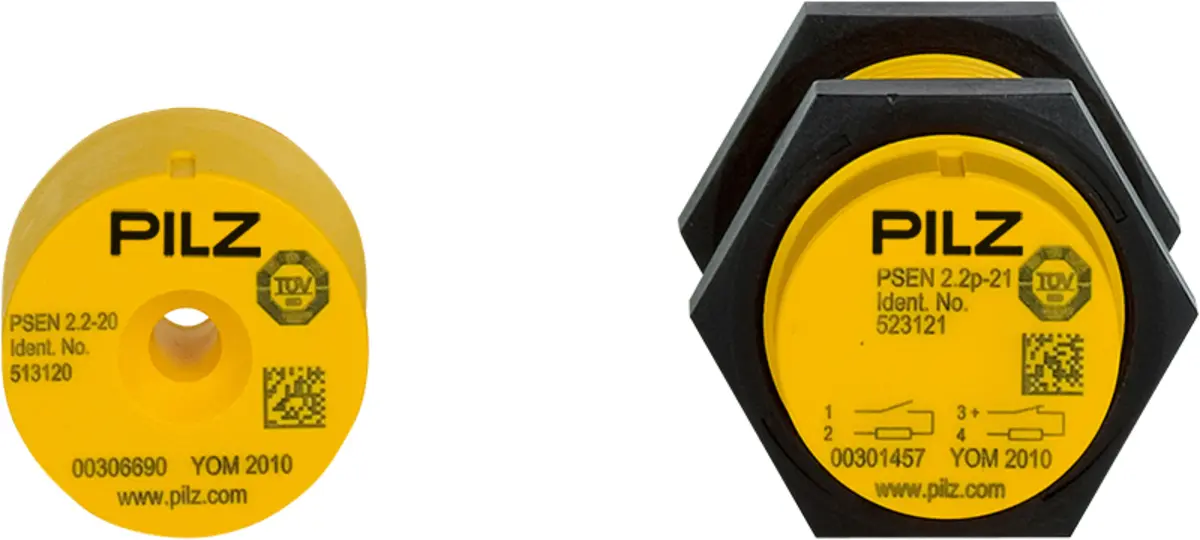 Produktfoto 1 von PILZ PSEN 2.2p-21/PSEN2.2-20/LED/8mm 1unit, PSENmag für elektron. Schaltgeräte
