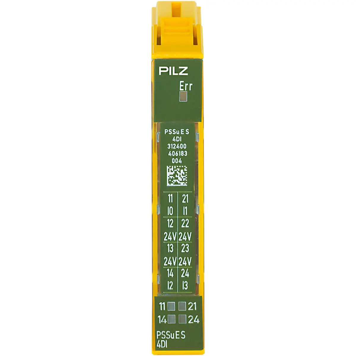 Produktfoto 1 von PILZ PSSu E S 4DI, PSSuniversal - Standard-E/A-Module, P/n: 312400