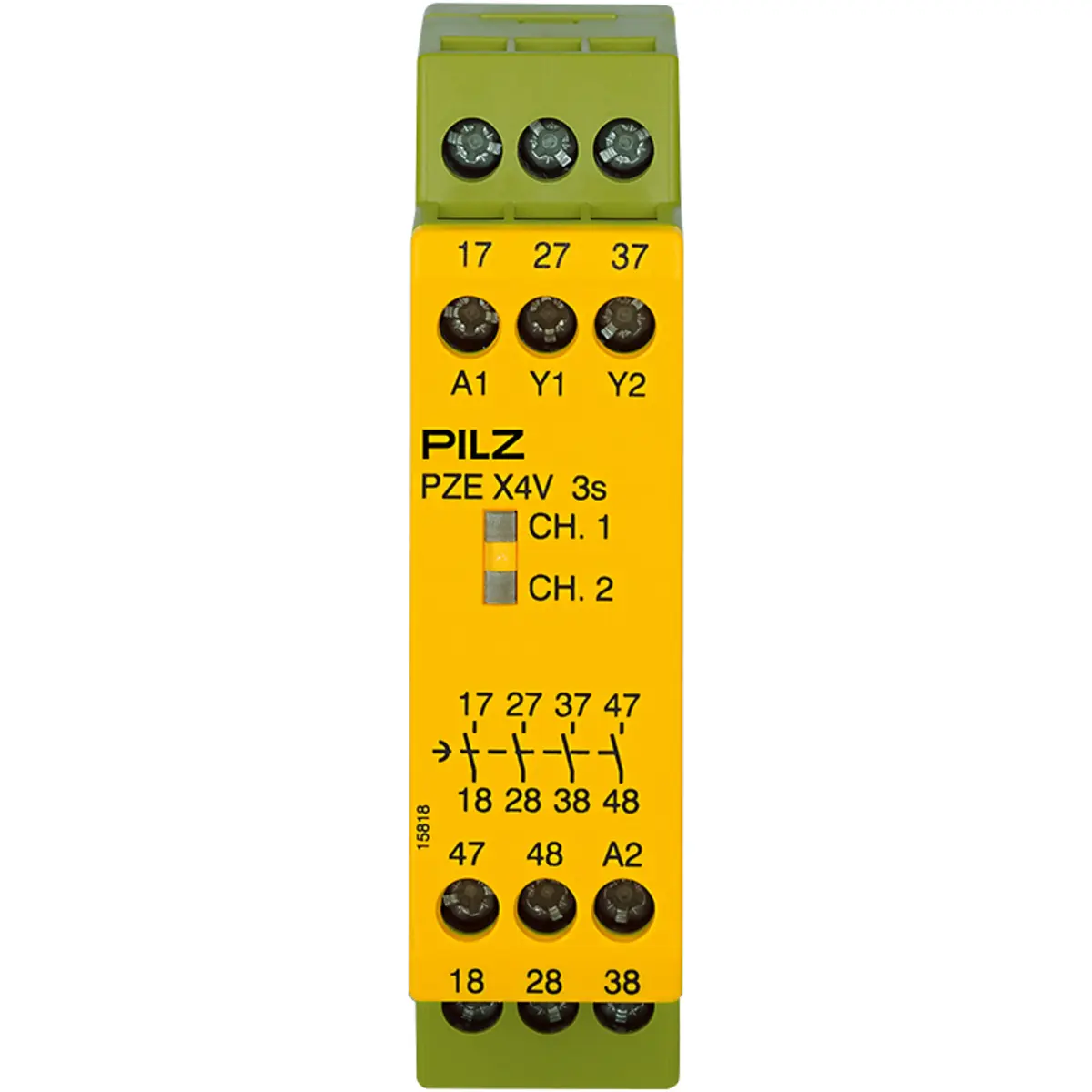 Produktfoto 1 von PILZ PZE X4V 3/24VDC 4n/o fix Schaltgeräte P/N: 774583