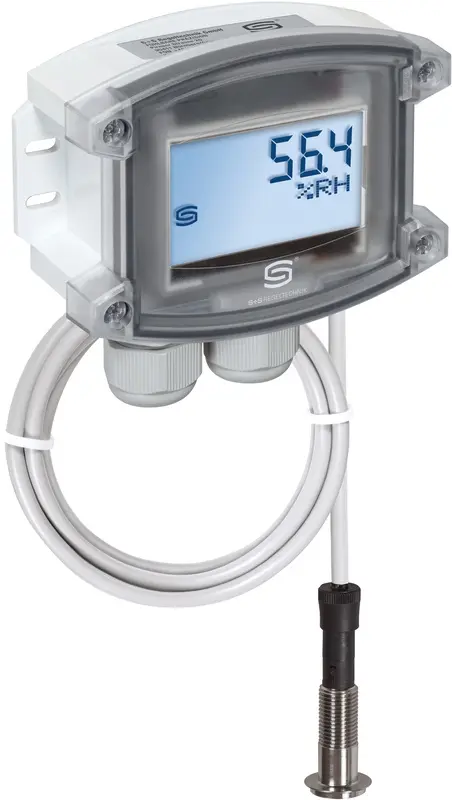 Produktfoto 1 von REGELTECHNIK HYGRASGARD® VFTF-Modbus-T3 LCD Vitrinen-Feuchte- u. Temp.