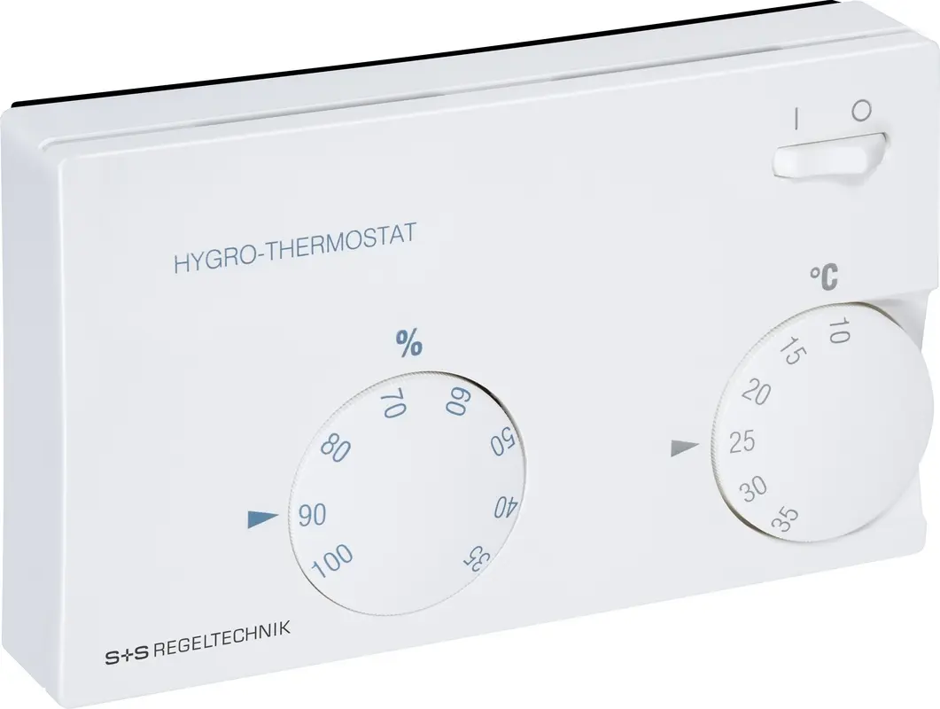 Produktfoto 1 von S+S REGELTECHNIK 1202-4010-0000-000 RHT-1 Raumhygrothermostat