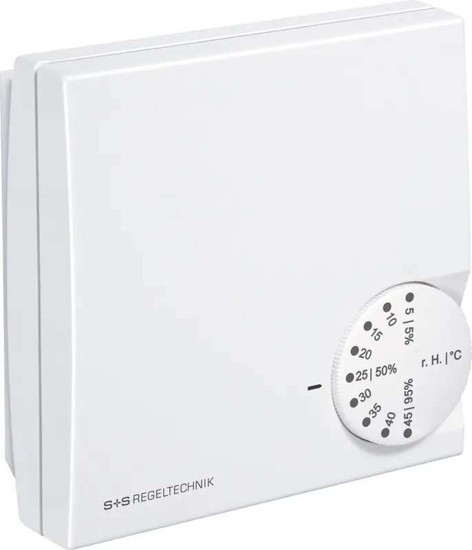 Produktfoto 1 von S+S REGELTECHNIK 1202-4077-1011-200 RHT-30W Raumhygrothermostat
