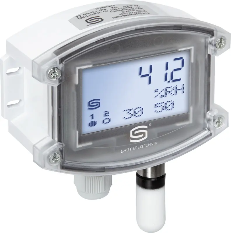 Produktfoto 1 von S+S REGELTECHNIK 1202-7127-1421-000 AHT-30W-U LCD-Hygrostate