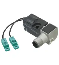 Produktfoto 1 von Pepperl+Fuchs NBN2-F583-100S3-E8-V1, Induktives Abfrageset