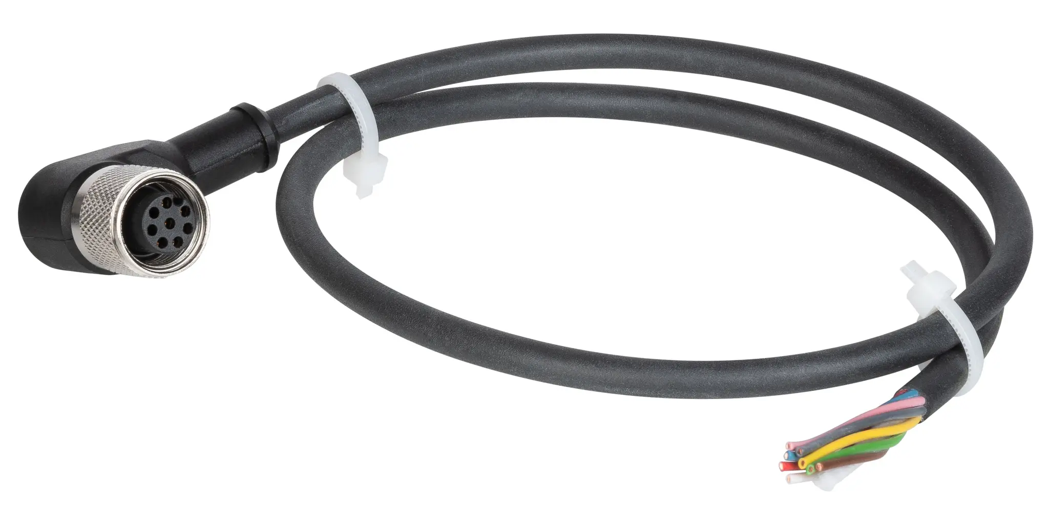 Produktfoto 1 von Euchner C-M12F08-08X025PU20,0-MA-120999, Anschlussleitung+Steckverbinder M12