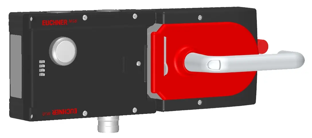 Produktfoto 1 von Euchner MGB-L1HE-ARC-R-121037, Zuhalteset mit 1 Taster, RC18, multicode