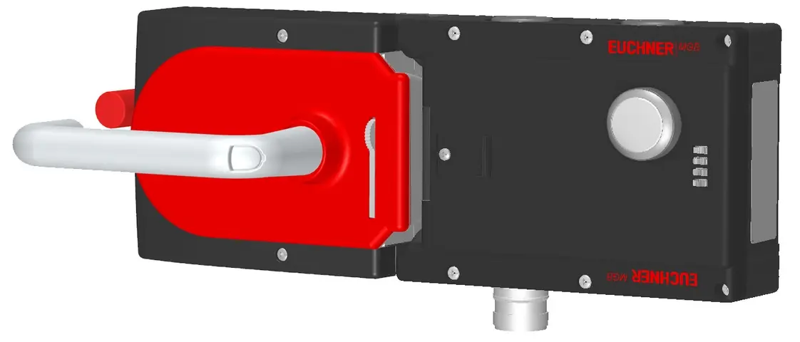Produktfoto 1 von Euchner MGB-L1HE-ARA-L-121040, Zuhalteset mit 1 Taster, RC18