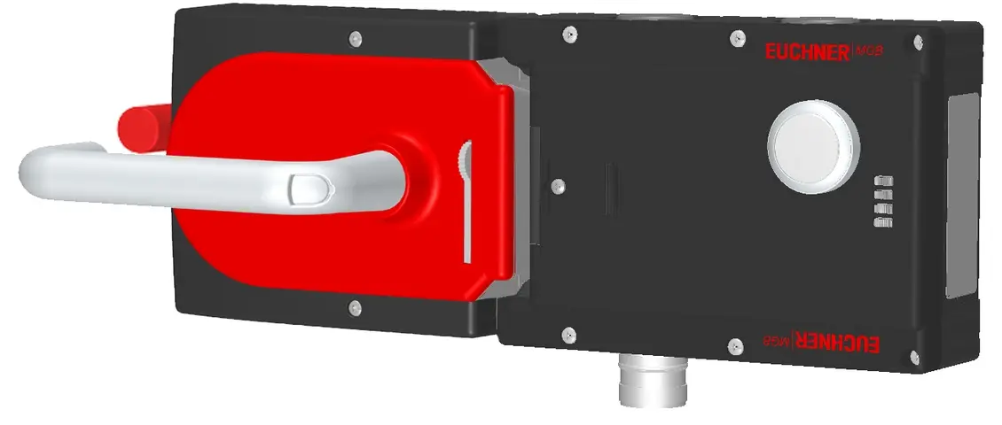 Produktfoto 1 von Euchner MGB-L1HE-ARC-L-121042, Zuhalteset mit 1 Taster, RC18, multicode