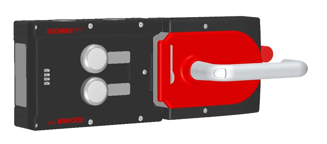 Produktfoto 1 von Euchner MGB-L1HE-ARA-R-121087, Zuhalteset + 2 Taster, inkl. Beschriftungsträger