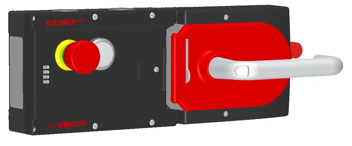 Produktfoto 1 von Euchner MGB-L1HE-ARA-R-121131, Zuhalteset mit 1 Taster, Not-Halt
