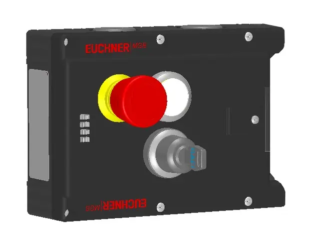 Produktfoto 1 von Euchner MGB-L1-ARA-AM8A1-M-R-121226, Zuhaltemodul+1 Taster, Schlüsselschalter