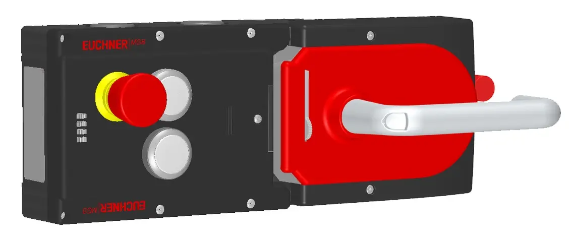 Produktfoto 1 von Euchner MGB-L2HE-ARA-R-121223, Zuhalteset+2 Taster, Not-Halt