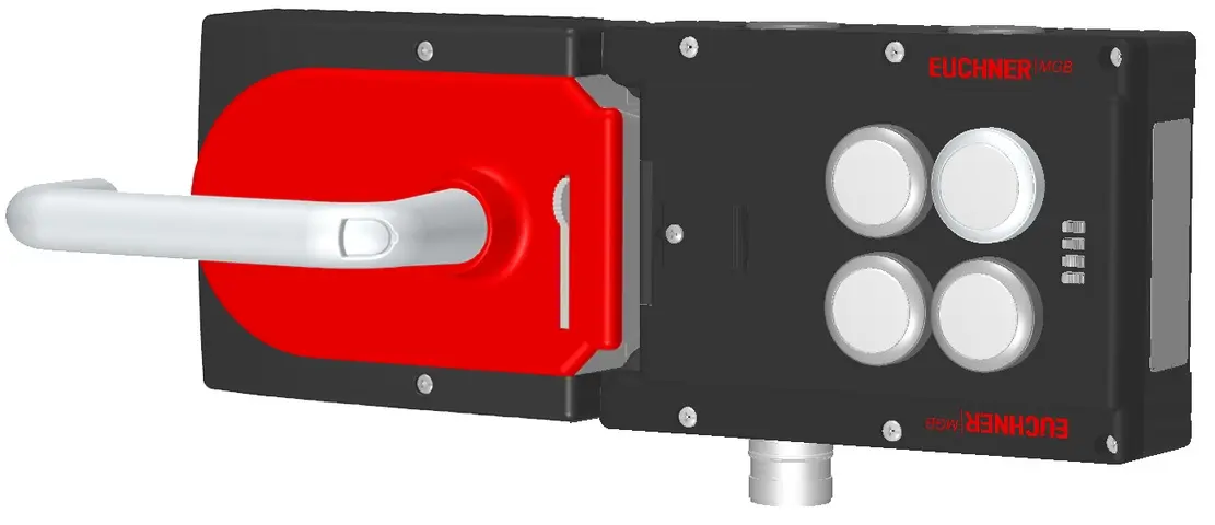 Produktfoto 1 von Euchner MGB-L2H-ARA-L-121354, Zuhalteset (Zuhaltung durch Magnetkraft)+4 Taster