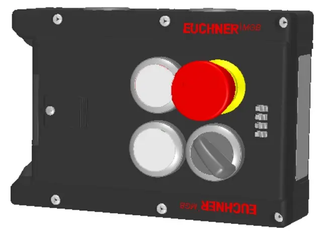 Produktfoto 1 von Euchner MGB-L1-ARA-AP7A1-M-L-121406, Zuhaltemodul+2 Taster, Not-Halt