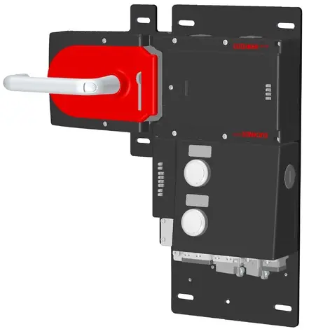 Produktfoto 1 von Euchner MGB-L1HB-PNA-L-121834, Zuhalteset + 2 Bedienelementen, Push-Pull Stecker