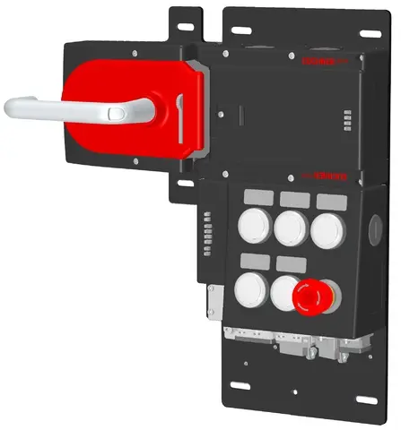 Produktfoto 1 von Euchner MGB-L2HB-PNA-L-121839, Zuhalteset+6 Bedienelementen, Push-Pull Stecker