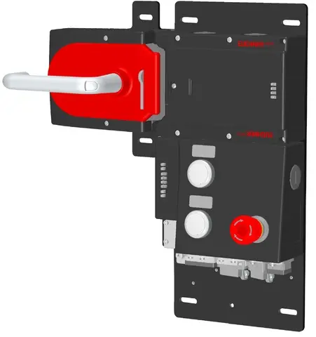 Produktfoto 1 von Euchner MGB-L2HB-PNA-L-121845, Zuhalteset+3 Bedienelementen, Push-Pull Stecker