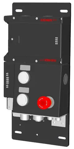 Produktfoto 1 von Euchner MGB-L1B-PNA-L-121861, Auswertemodul und Busmodul+3 Bedienelementen