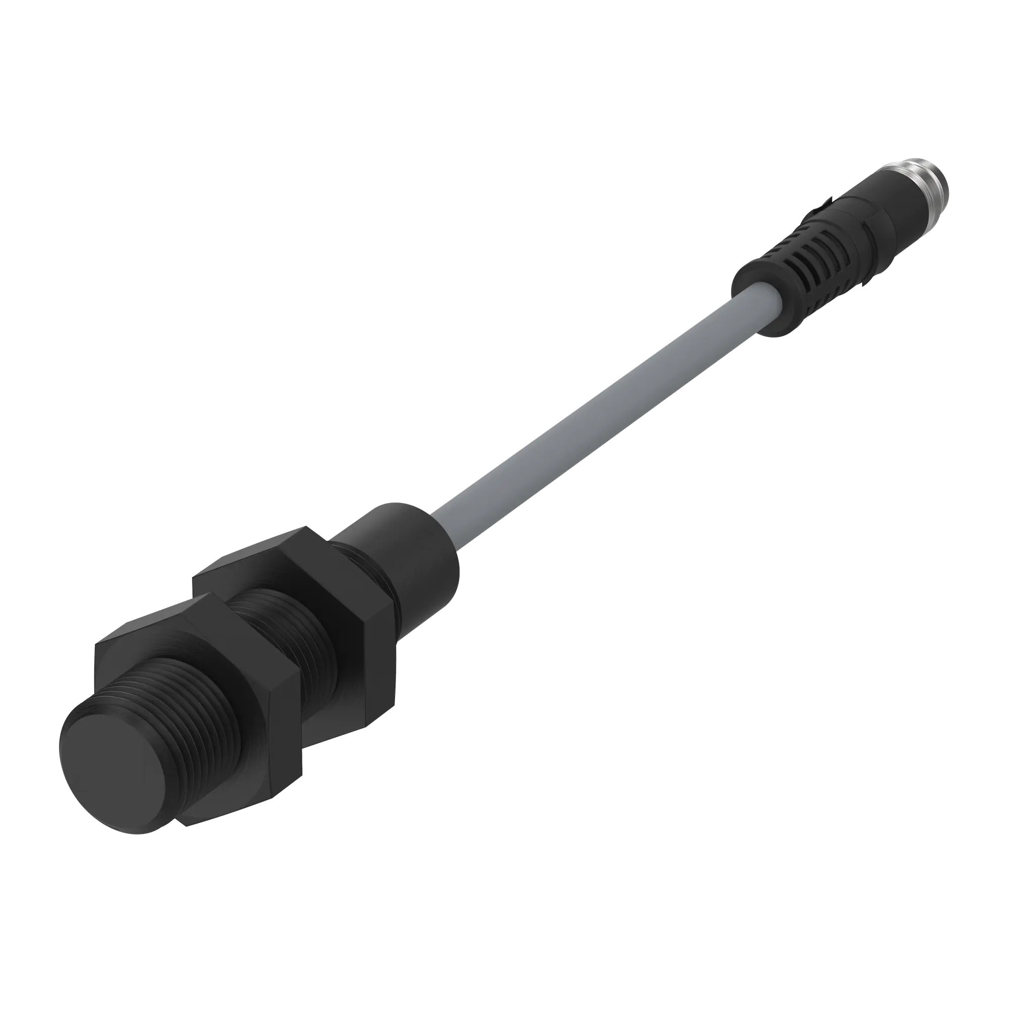 Produktfoto 1 von Elobau 145101AE2110, M30-Taste gelb, LED grün, Deutsch Stecker