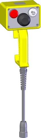 Produktfoto 1 von Euchner ZSB160349, Zustimmtaster, Gehäuse G3, 3-stufig, 1 Taste beleuchtet