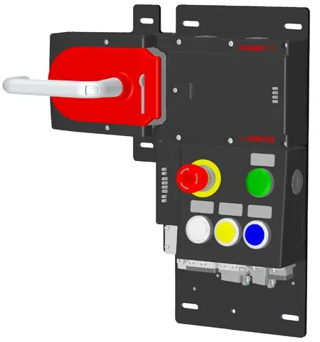 Produktfoto 1 von Euchner MGB-L2HB-PNA-L-122454, Zuhalteset+5 Bedien- und Anzeigeelementen