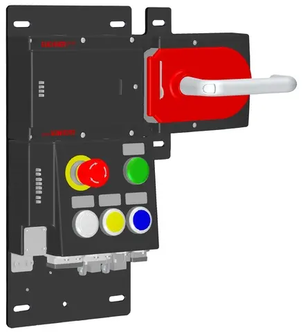 Produktfoto 1 von Euchner MGB-L2HB-PNA-R-122452, Zuhalteset+5 Bedien- und Anzeigeelementen