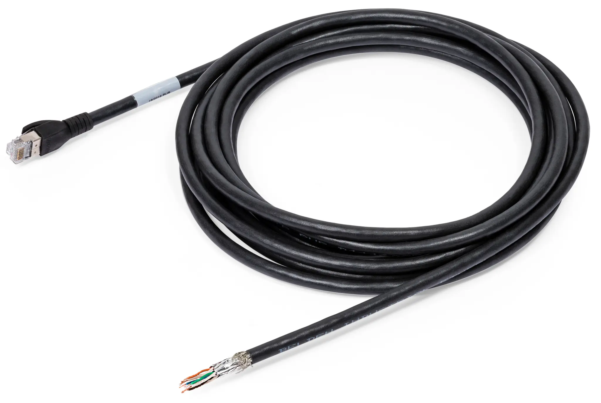 Produktfoto 1 von Euchner C-RJ45-8X014PU10,0-MA-122703, Anschlussleitung+RJ45 Steckverbinder, 10m