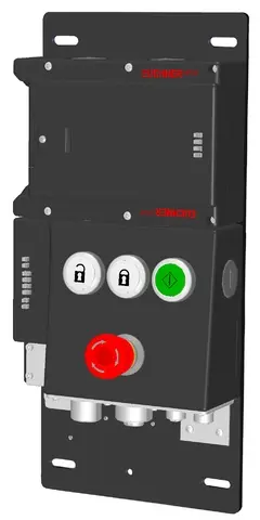 Produktfoto 1 von Euchner MGB-L1B-PNA-L-122740, Auswertemodul und Busmodul+4 Bedienelementen
